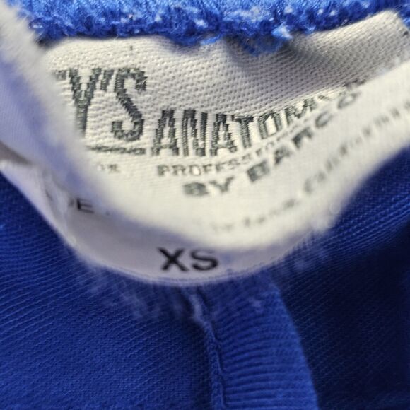 Grey’s Anatomy Scrub XS Set Royal Blue 5 Pocket Flare Leg XS Medical Nurse Pants - Picture 6 of 10